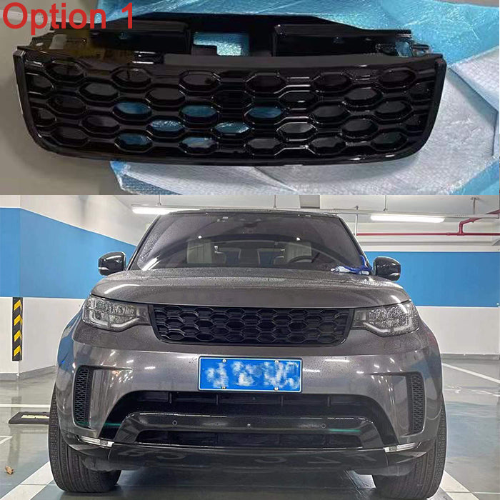 Saremas Black Replace Mesh Vent Front Grill Grille fit for Land Rover Discovery 5 L462 2017-2022