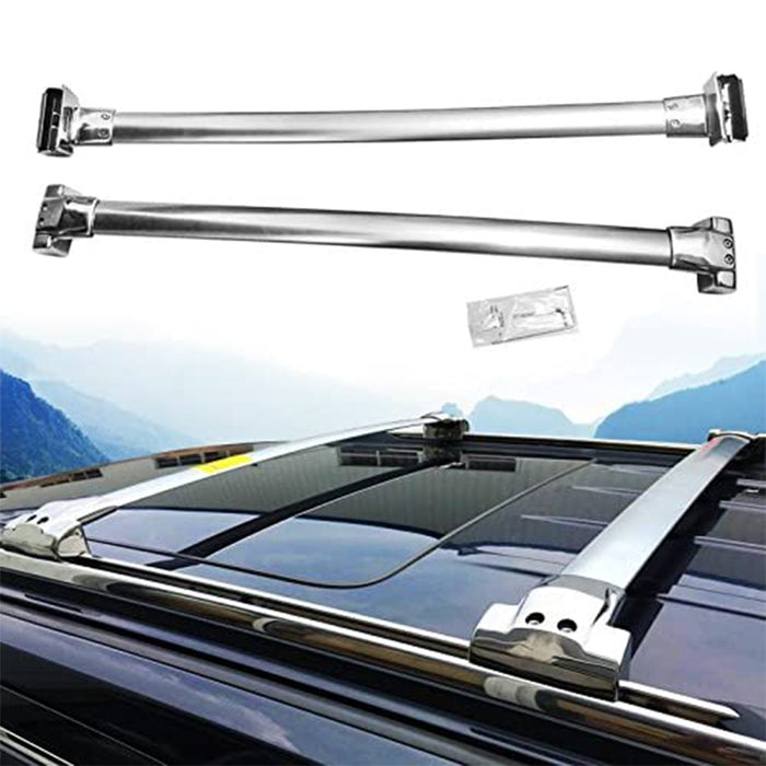 Car Roof Rack Cross Bars for Jeep Grand Cherokee 2011-2021 2013 2014 With  Lock Rails Top Car Rack Luggage Carrier Accessories