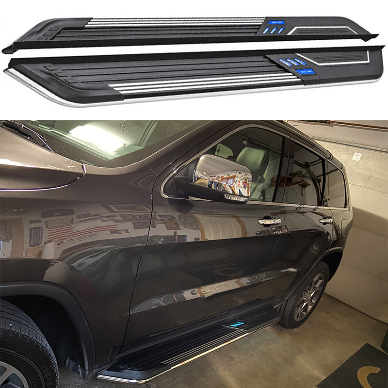 Saremas All Black Running Board Side Step Nerf Bar for Jeep Grand Cher