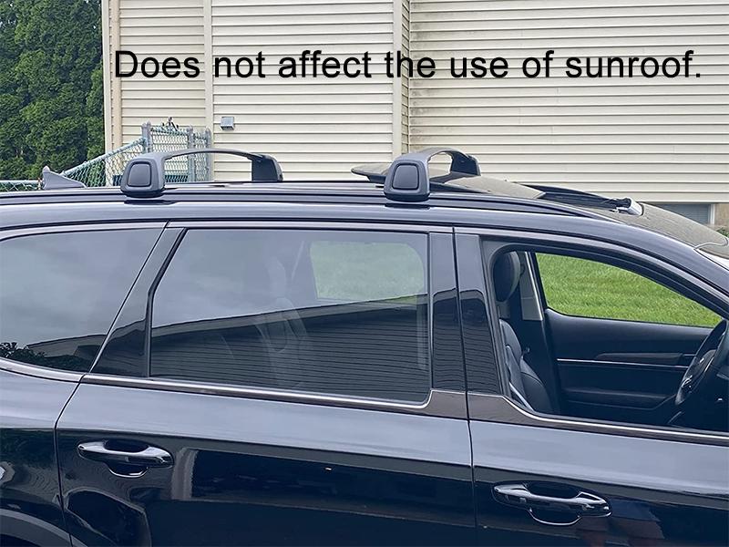 Saremas Black Aluminum Alloy Roof Rack Crossbar Cross Bar for Lexus NX NX200 NX200t NX300 NX300h 2015-2021