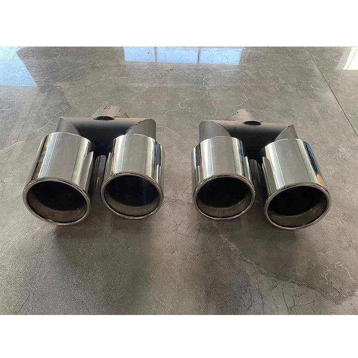 Saremas Stainless steel Modification Exhaust Muffler Tip Tailpipe Fit for Land Rover Defender 2020-2022