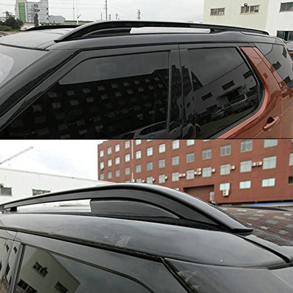 Saremas Black Car Luggage Roof Rails Fit for Land Rover Discovery 5 L462 2017-2022