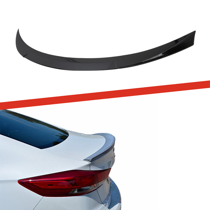Saremas ABS Rear Trunk Lip Spoiler Wing fit for Hyundai Elantra 2016-2020