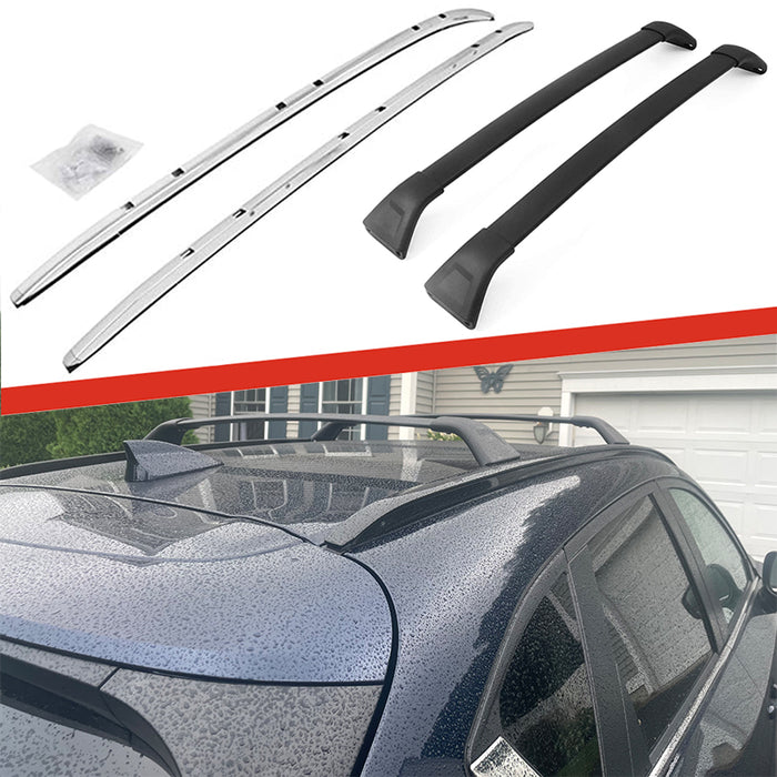 for Mazda CX-5 CX5 2017-2022 Roof Racks Side Rails Black/Silver