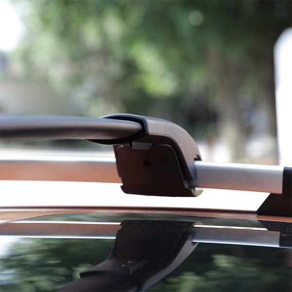 Saremas Black Adjustable Aluminum Alloy Roof Rack Crossbar Cross Bar for Cadillac SRX 2010-2015