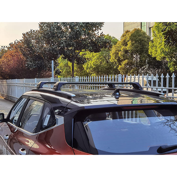 Saremas Black Aluminum Alloy Roof Rack Crossbar Cross Bar for KIA KX3 Seltos 2021 2022