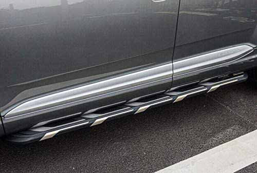 Saremas SUV Black Running Boards Side Steps Nerf Bars for Audi Q7 2016-2021