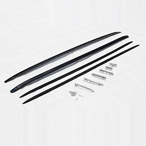 Saremas Black Car Luggage Roof Rails Fit for Land Rover Range Rover Sport L494 2014-2022