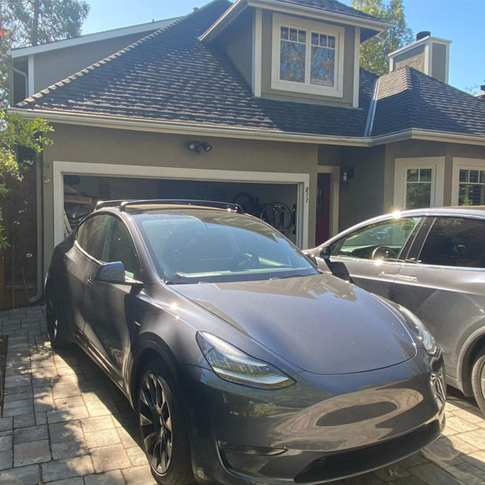for Tesla Model Y Black Noiseless Aluminum Alloy Roof Rack Crossbar Cr —  Saremas