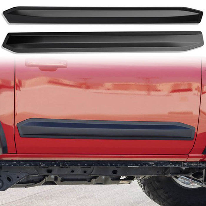 Door Molding Kit Fit for Ford Bronco 2 Door 2dr 2021 2022 Door Side Moulding Trim Sill Anti-Scratch Strip Protector Accessories