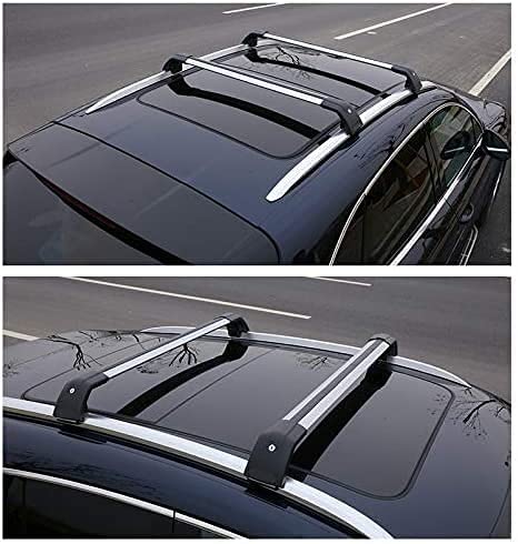 Saremas Off-road Cargo Carrier Silver Crossbars Cross Bars Roof Racks for Lincoln Nautilus 2019 2020 2021