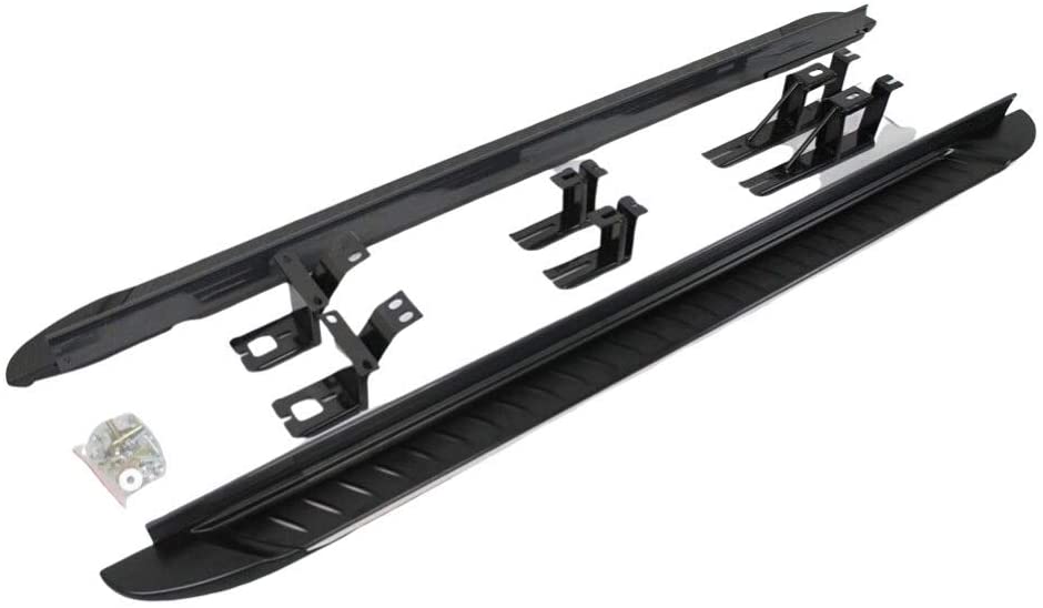 Saremas Black Running Boards Side Steps Nerf Bars for Lexus RX RX350 RX450h F Sport 2016-2021