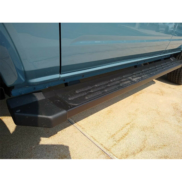 Saremas 2PCS Black Aluminum Side Steps Running Boards for Ford Bronco 4 Door 2021 2022