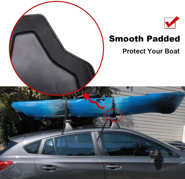 Rooftop Mounted Loader Rack for Carrying Kayak Canoe Boat Paddle Board Surfboard on Car SUV Trunk