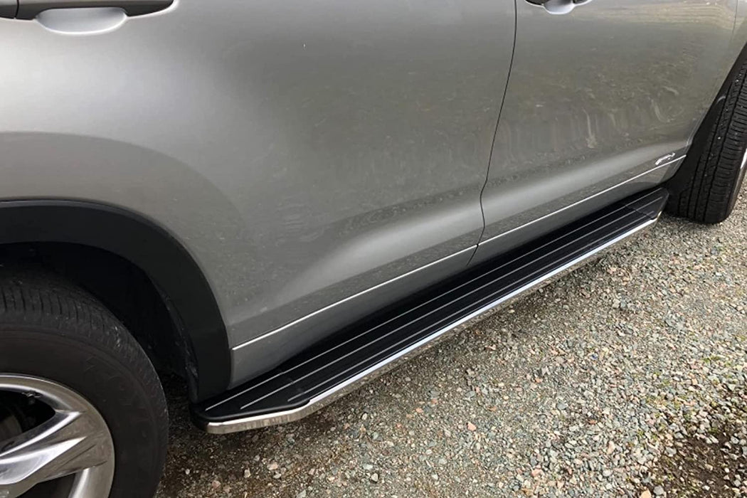 Saremas Auto Black Running Boards Side Steps Nerf Bars for Toyota Highlander L LE XLE XSE Limited Platinum XU70 2020 2021