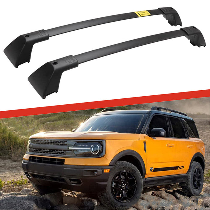 Saremas Aluminum Alloy Roof Racks Crossbars Cross Bars for Ford Bronco Sport 2021-2022 Badlands, 2021-2022 First Edition, 2022 Outer Banks (OFF-ROAD)