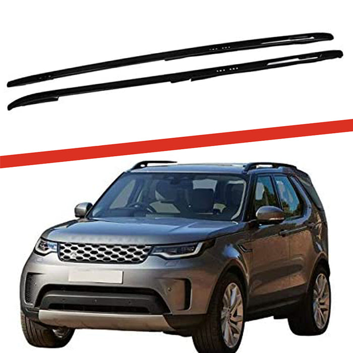 Saremas Black Car Luggage Roof Rails Fit for Land Rover Discovery 5 L462 2017-2022